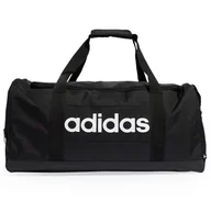 Torby męskie - Torba adidas Linear Duffel M JD9555 - czarna - miniaturka - grafika 1