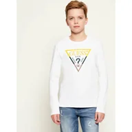 Koszulki dla chłopców - Guess Longsleeve Regular Fit - miniaturka - grafika 1