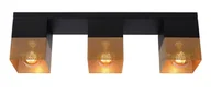 Lampy sufitowe - Lucide RENATE Złoty mat | Czarny 3xE27 Lampa sufitowa 21123/03/02 21123/03/02 - miniaturka - grafika 1