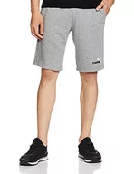 Spodenki damskie - PUMA Męskie spodenki sportowe Essentials Jasnoszary - Szorty męskie - miniaturka - grafika 1