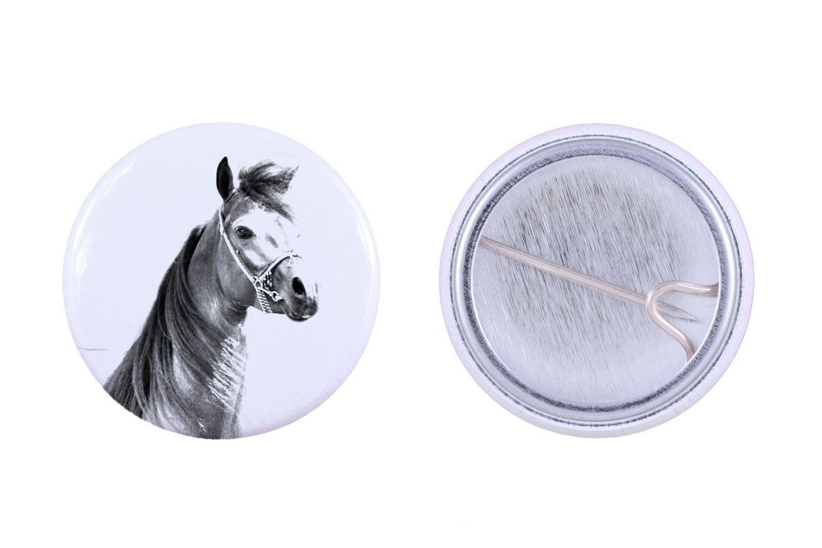 Koń arabski - ozdoba koszuli, przypinka do torby, idealny prezent z możliwościa dodanie swojej grafiki marki Art-Dog