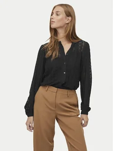 Vila Koszula Chikka 14082977 Czarny Regular Fit - Koszule damskie - miniaturka - grafika 1