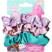 Kosmetyki kąpielowe dla dzieci - Gabby's Dollhouse Hair Accessories Scrunchies gumki do włosów 3 szt. - miniaturka - grafika 1