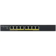 Switche - ZYXEL GS1900-8HP 8-port GbE L2 PoE Smart Switch 802.3at desktop fanless 70 Watt - miniaturka - grafika 1