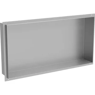 Mexen X-Wall-NR półka wnękowa bez kołnierza 60 x 30 cm, inox - Półki łazienkowe - miniaturka - grafika 1