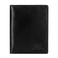 Biżuteria - akcesoria - Skórzane etui na dokumenty pionowe czarne - miniaturka - grafika 1