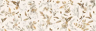 Dekor Flero white inserto satin rectified 29x89 Opoczno - Płytki ceramiczne - miniaturka - grafika 1