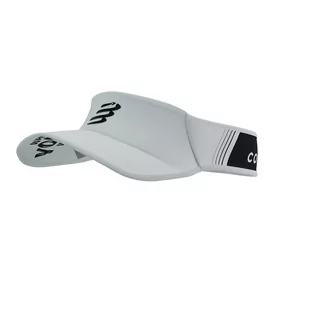 COMPRESSPORT Daszek biegowy VISOR ULTRALIGHT white/black - Czapki i chusty sportowe damskie - miniaturka - grafika 1