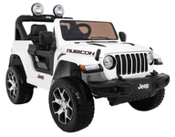 Pojazdy elektryczne dla dzieci - Pojazd Jeep Wrangler Rubicon Biały PA.DK-JWR555.BIA - miniaturka - grafika 1