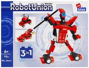 Klocki konstrukcyjne Robot 115 elementów ALLEBLOX - Klocki - miniaturka - grafika 1