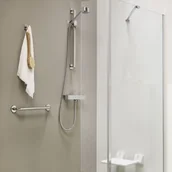 Wieszaki łazienkowe - Tiger 1330230346 Libra uchwyt mocujący na ścianę 45 cm stal nierdzewna polerowana 1330230346 - miniaturka - grafika 1