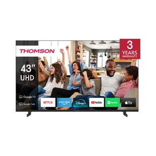 Telewizor Thomson 43” 43UG4S14, Google TV, 4K UHD - Telewizory - miniaturka - grafika 1