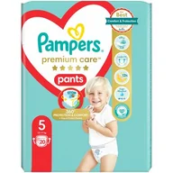 Pozostałe kosmetyki - Pampers Premium Care Pants Pieluchomajtki rozmiar 5 Junior 20 sztuk Pampers - miniaturka - grafika 1