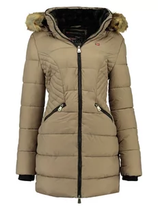 Geographical Norway Płaszcz zimowy "Abeille" w kolorze beżowym - Kurtki damskie - miniaturka - grafika 1