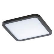 Lampy sufitowe - Azzardo Plafon Slim square 15 AZ2836 czarna oprawa w nowoczesnym stylu AZ2836 - miniaturka - grafika 1