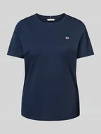 Koszulki i topy damskie - T-shirt z czystej bawełny - miniaturka - grafika 1
