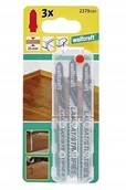 Zestawy narzędziowe - WOLFCRAFT Brzeszczoty do wyrzynarki 3szt. laminat - miniaturka - grafika 1