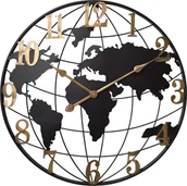 Zegary - Zegar ścienny MPM E04.4531 kontynenty 60 cm . - miniaturka - grafika 1