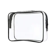 Przezroczysta kosmetyczka etui na kosmetyki do samolotu 24x20cm