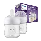 Butelki dla niemowląt - Philips Avent butelka Natural z Responsywnym smoczkiem 125ml, 2 szt. SCY900/02 - miniaturka - grafika 1