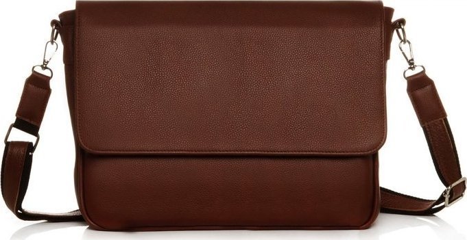 SKÓRZANA LISTONOSZKA MĘSKA TORBA NA RAMIĘ SOLOME PRATO KONIAK