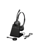 Słuchawki - Jabra Engage 55 SE - USB-C MS Stereo, headset black, stereo, USB-C, MS, with charging station - miniaturka - grafika 1