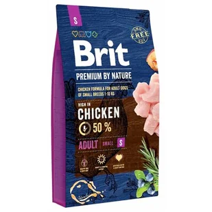 Brit Premium By Nature Adult Small S 8 kg - Sucha karma dla psów - miniaturka - grafika 1