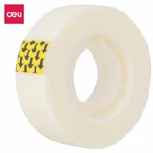 Taśmy klejące - Taśma klejąca przeźroczysta Deli 18*33m A30010 biała - miniaturka - grafika 1