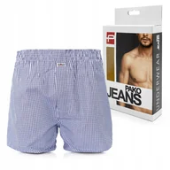 Majtki męskie - Bokserki luźne męskie wygodne z rozcięciem pudełko na prezent Pako Jeans - miniaturka - grafika 1