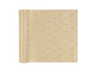 Dekoracje i nakrycia stołu na imprezę - Dekoracja bieżnik na stół Złote romby - beżowy - 28 cm x 275 cm - 1 szt. - miniaturka - grafika 1