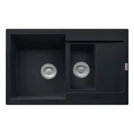 Zlewozmywaki - Franke Maris MRG 651-78  czarny mat - miniaturka - grafika 1