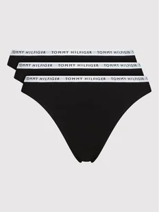 Tommy Hilfiger Komplet 3 par fig klasycznych UW0UW02828 Czarny - Majtki damskie - miniaturka - grafika 1