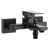 Baterie wannowe i prysznicowe - Bateria wannowa natynkowa KFA ARMATURA Logon 5134-010-81 Czarny - miniaturka - grafika 1