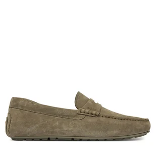 Mokasyny BOSS Noel_Mocc_sdpeb 50541750 Khaki - Mokasyny męskie - miniaturka - grafika 1