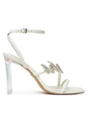 Sandały damskie - Aldo Sandały Laylia 13966708 Biały - miniaturka - grafika 1