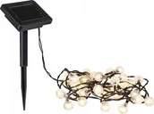 Akcesoria do oświetlenia - Paulmann Łańcuch świetlny solarny SOALA LED 3.9m z czujnikiem zmierzchu 1lm/metr 3000K IP44 czarny / tworzywo sztuczne - miniaturka - grafika 1