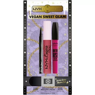 Palety i zestawy do makijażu - NYX Professional Makeup X-mas Vegan Sweet Glam - grafika 1
