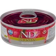 Mokra karma dla kotów - Karma dla kota FARMINA N&D Quinoa Neutered Wieprzowina 80 g - miniaturka - grafika 1