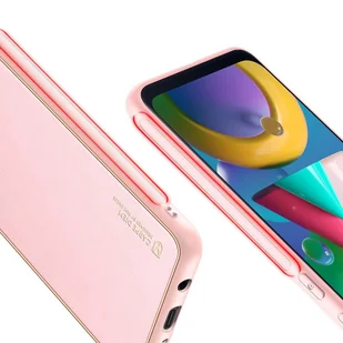 Dux Ducis Yolo eleganckie etui pokrowiec ze skóry ekologicznej Samsung Galaxy M30s różowy - Etui i futerały do telefonów - miniaturka - grafika 7