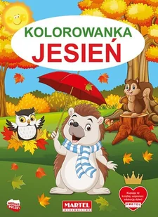Jesień, Kolorowanka - Jarosław Żukowski - Kolorowanki, wyklejanki - miniaturka - grafika 1