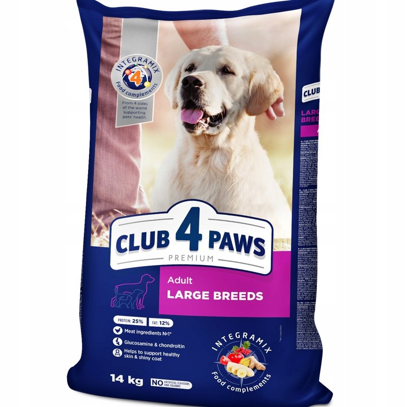 Club 4 paws Dla Psów Ras Dużych 14 kg
