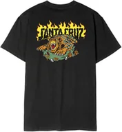 Koszulki męskie - t-shirt SANTA CRUZ SALBA TIGER REDUX TEE Black - miniaturka - grafika 1