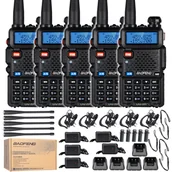 Krótkofalówki - 5x Radiotelefon BAOFENG UV-5R 5W Walkie Radio PMR - miniaturka - grafika 1