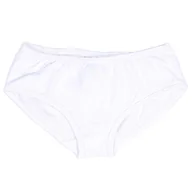 Moda i Uroda OUTLET - Majtki dla dziewczynki, białe bez nadruku/Olimpias - miniaturka - grafika 1