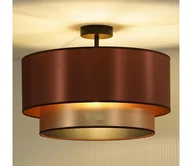Lampy sufitowe - Duolla - Żyrandol natynkowy COPPER SHINY 1xE27/15W/230V śr. 45 cm miedziany - miniaturka - grafika 1