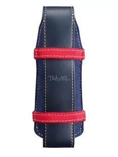 Opinel Etui  Outdoor M, niebieskie, sztuczna skóra, filc, czerwony szlufka, pasuje do nr 07, 08, 09, Slim No. 08 i 09 - Akcesoria do noży - miniaturka - grafika 1