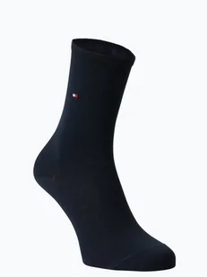Tommy Hilfiger Skarpety pakowane po 2 szt. Kobiety drobna dzianina niebieski jednolity, 35-38 - Skarpetki damskie - miniaturka - grafika 1