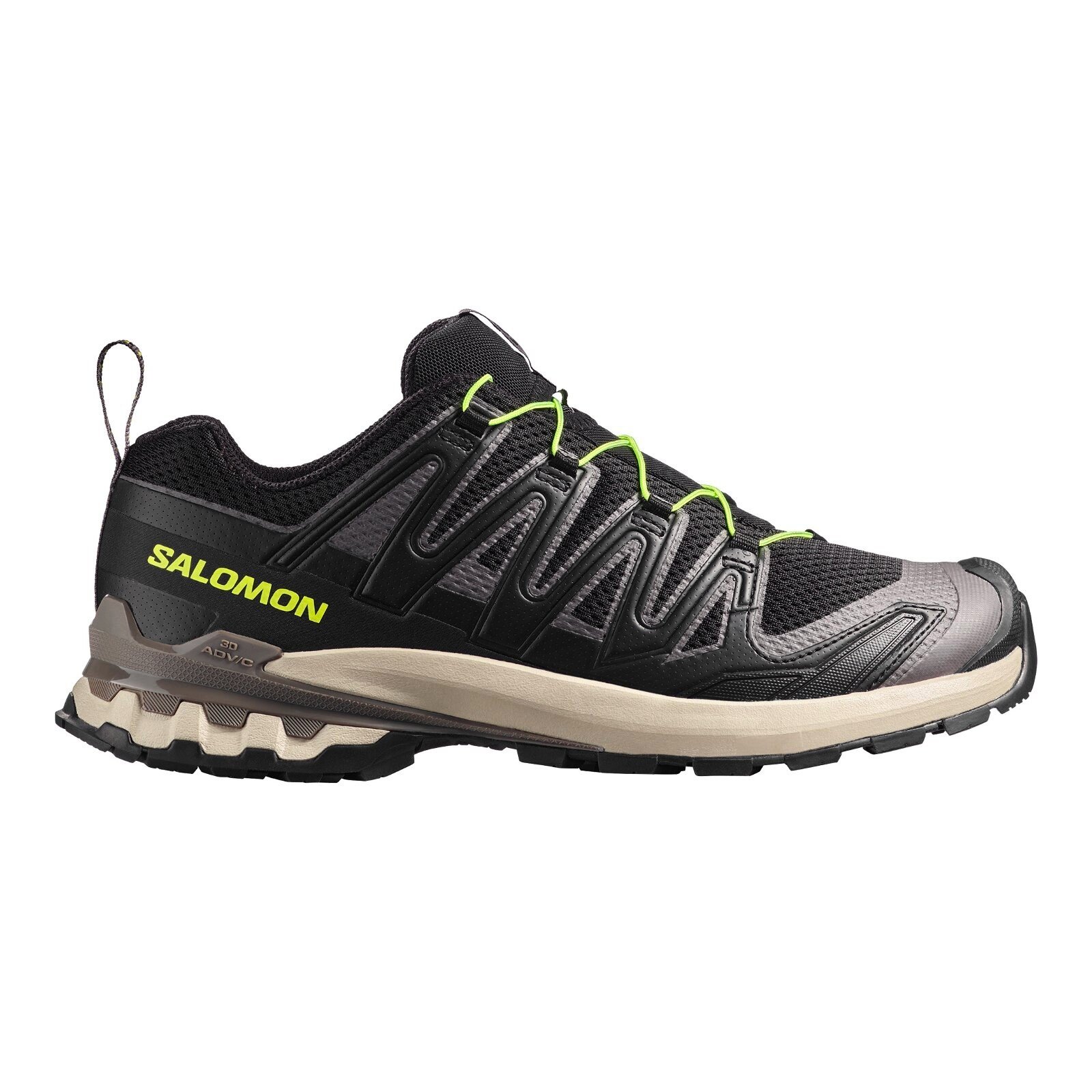 Męskie buty do biegania Salomon Xa Pro 3D V9 Black/Dark Gull Gray/Acid Lime UK 10