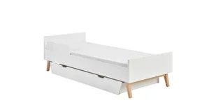 Łózko białe 90x200 pinio swing - Łóżka dla dzieci i młodzieży - miniaturka - grafika 1