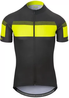 Koszulki rowerowe - Giro Giro Chrono Sport Koszulka rowerowa z zamkiem błyskawicznym Mężczyźni, czarny/żółty S 2022 Koszulki kolarskie 270118-079 - grafika 1